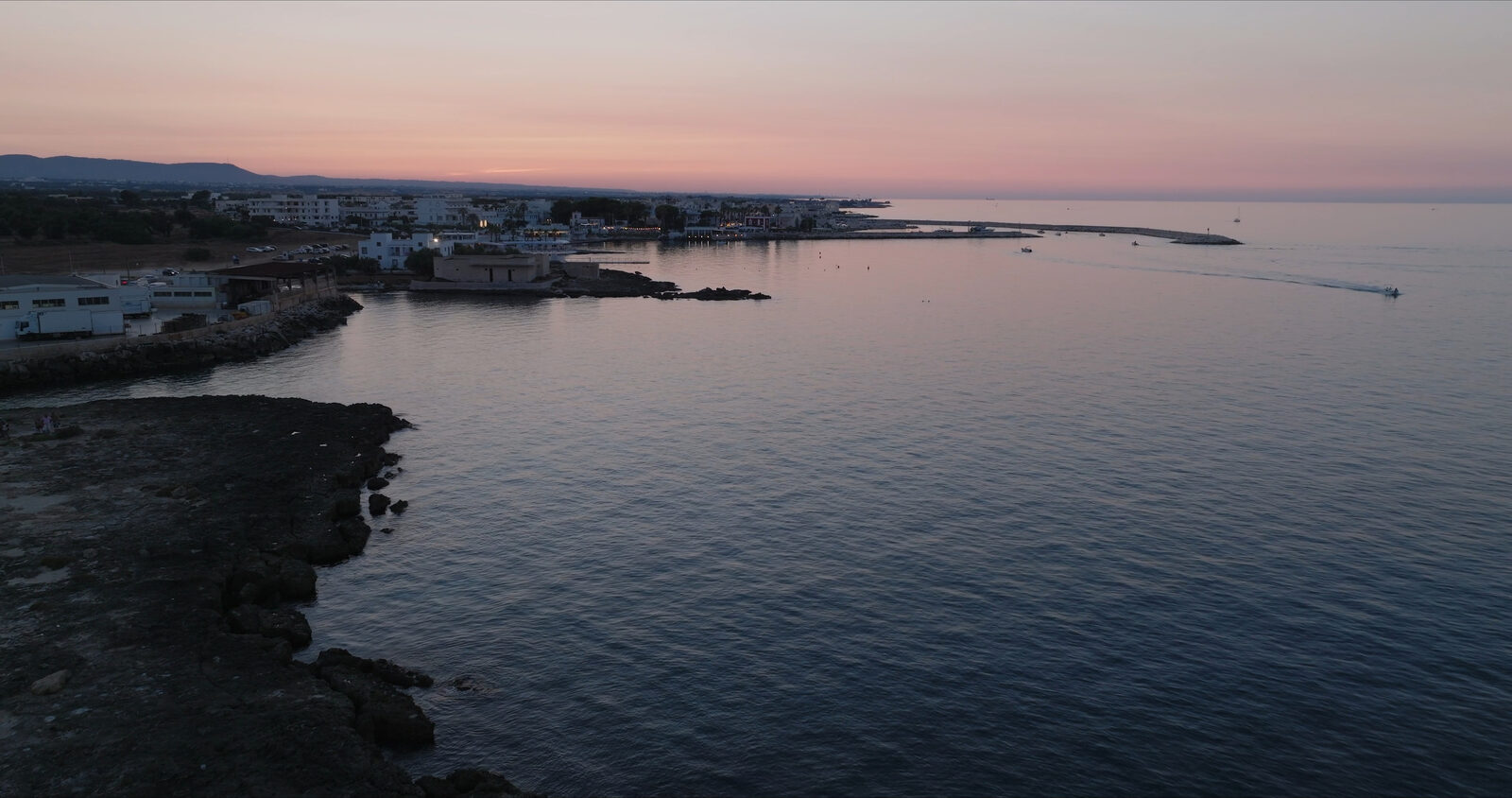The Adriatic off Savelletri at twilight