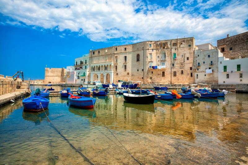 The old harbour of Monopoli